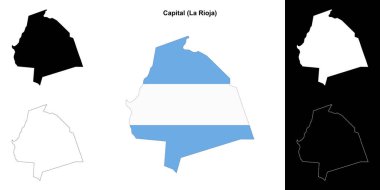 Sermaye bölümü (La Rioja) ana hat haritası seti