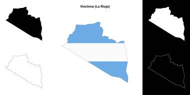 Vinçin Bölümü (La Rioja) ana hat haritası seti