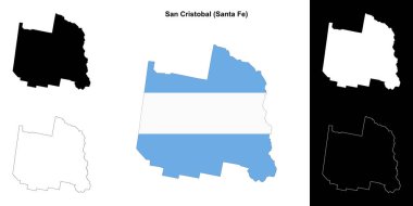 San Cristobal Departmanı (Santa Fe) ana hat haritası ayarlandı