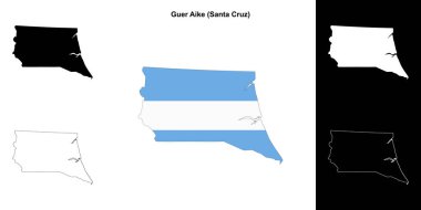 Guer Aike Departmanı (Santa Cruz) ana hat haritası ayarlandı