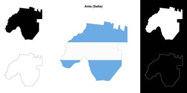 Anta bölümü (Salta) ana hat haritası seti