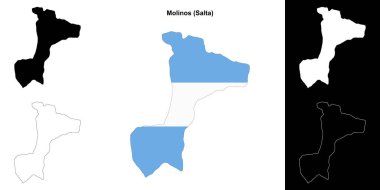 Molinos bölümü (Salta) ana hat haritası seti