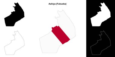 Ashiya (Fukuoka) ana hat haritası ayarlandı