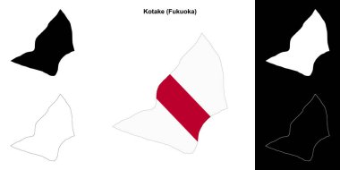 Kotake (Fukuoka) ana hat haritası ayarlandı