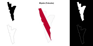 Miyako (Fukuoka) ana hat haritası ayarlandı