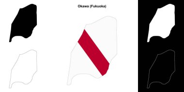 Okawa (Fukuoka) ana hat haritası ayarlandı