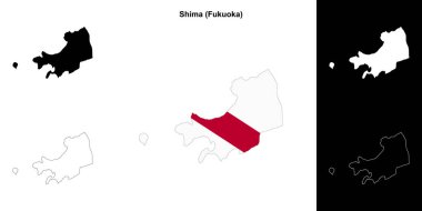 Shima (Fukuoka) ana hat haritası ayarlandı