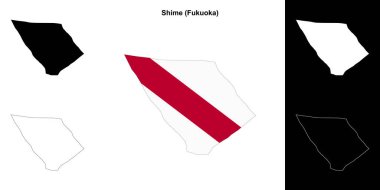 Shime (Fukuoka) ana hat haritası ayarlandı