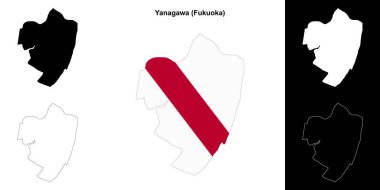 Yanagawa (Fukuoka) ana hat haritası ayarlandı