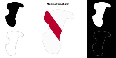Mishima (Fukushima) ana hat haritası seti