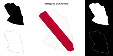 Samegawa (Fukushima) ana hat haritası ayarlandı