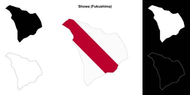 Showa (Fukushima) ana hat haritası seti