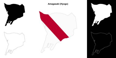 Amagasaki (Hyogo) ana hat haritası ayarlandı