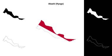 Akashi (Hyogo) ana hat haritası ayarlandı