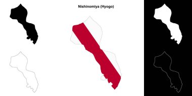 Nishinomiya (Hyogo) ana hat haritası ayarlandı