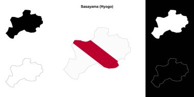 Sasayama (Hyogo) ana hat haritası ayarlandı