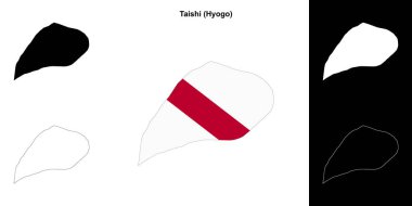 Taishi (Hyogo) ana hat haritası seti