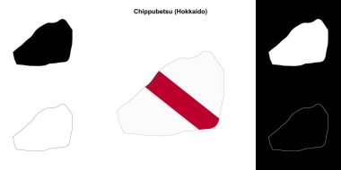 Chippubetsu (Hokkaido) ana hat haritası seti