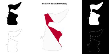 Esashi Başkenti (Hokkaido) ana hat haritası ayarlandı
