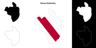 Nanae (Hokkaido) ana hat haritası seti