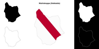Nishiokoppe (Hokkaido) ana hat haritası seti