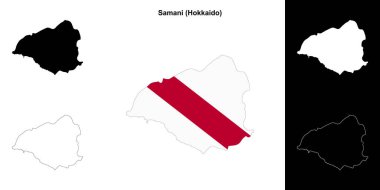 Samani (Hokkaido) ana hat haritası seti