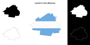 Leandro N. Alem Departmanı (Misiones) ana hat haritası ayarlandı