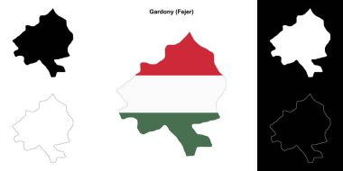 Gardony bölge haritası seti