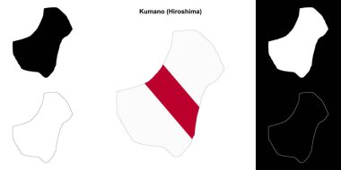 Kumano (Hiroshima) ana hat haritası seti