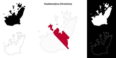 Osakikamijima (Hiroşima) ana hat haritası ayarlandı
