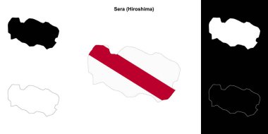 Sera (Hiroshima) ana hat haritası seti