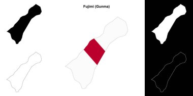 Fujimi (Gunma) ana hat haritası seti