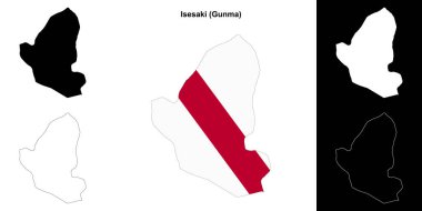 Isesaki (Gunma) ana hat haritası ayarlandı