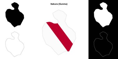 Itakura (Gunma) ana hat haritası ayarlandı