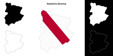 Kataşina (Gunma) ana hat haritası seti