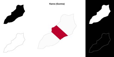 Kanra (Gunma) ana hat haritası seti