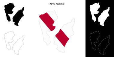 Kiryu (Gunma) ana hat haritası ayarlandı