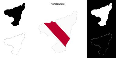 Kuni (Gunma) ana hat haritası ayarlandı