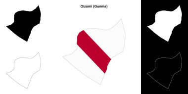 Oizumi (Gunma) ana hat haritası seti
