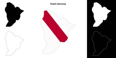 Yoshii (Gunma) ana hat haritası ayarlandı