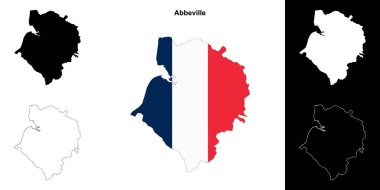 Abbeville arrondissement ana hat haritası seti