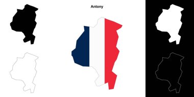 Antony arrondissement ana hat haritası ayarlandı