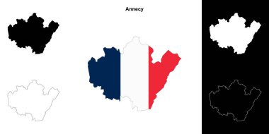 Annecy arrondissement ana hat haritası ayarlandı
