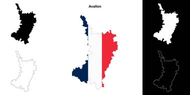 Avallon arrondissement ana hat haritası ayarlandı