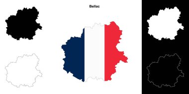 Bellac arrondissement ana hat haritası ayarlandı