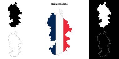 Boulay-Moselle arrondissement ana hat haritası ayarlandı