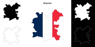 Brignoles arrondissement ana hat haritası seti
