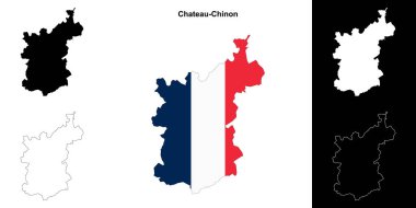 Chateau-Chinon arrondissement ana hat haritası ayarlandı
