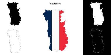 Coutances arrondissement ana hat haritası seti