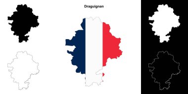 Draguignan arrondissement ana hat haritası ayarlandı